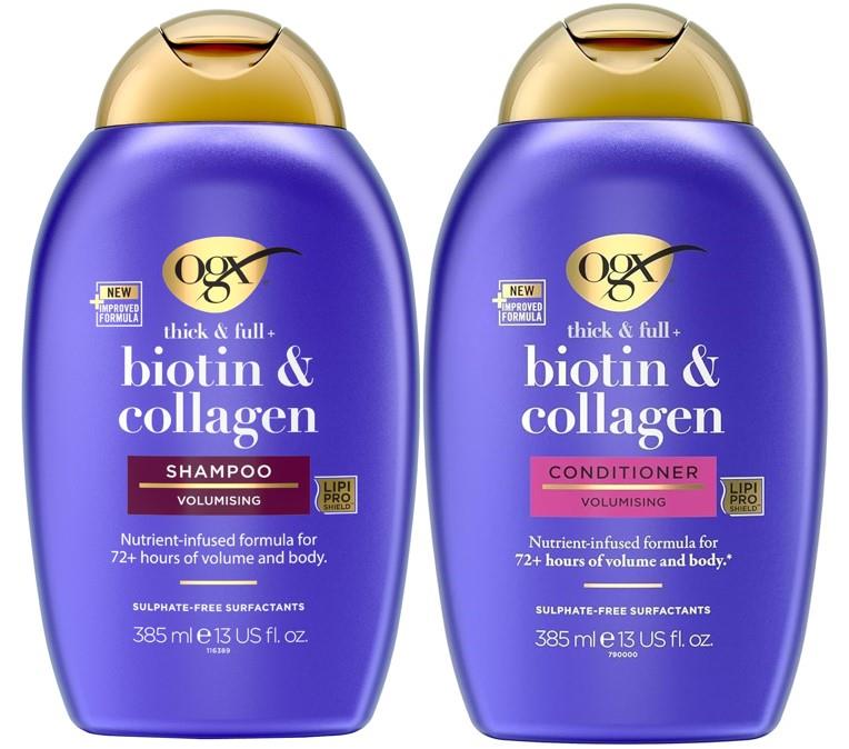Ogx Biotin & Collagen Shampoo 385 ml & Conditioner 385 ml