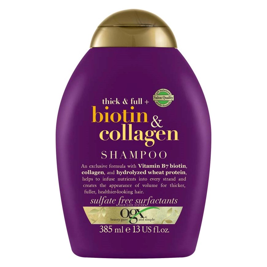 Läs mer om Ogx Biotin & Collagen Shampoo 385 ml