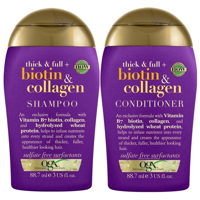 Ogx Biotin & Collagen Shampoo 88.7 ml & Conditioner 88.7 ml