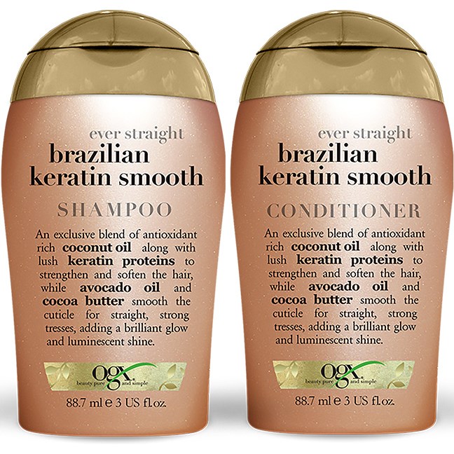 Ogx Brazilian Keratin Shampoo 88.7ml & Conditioner 88.7ml