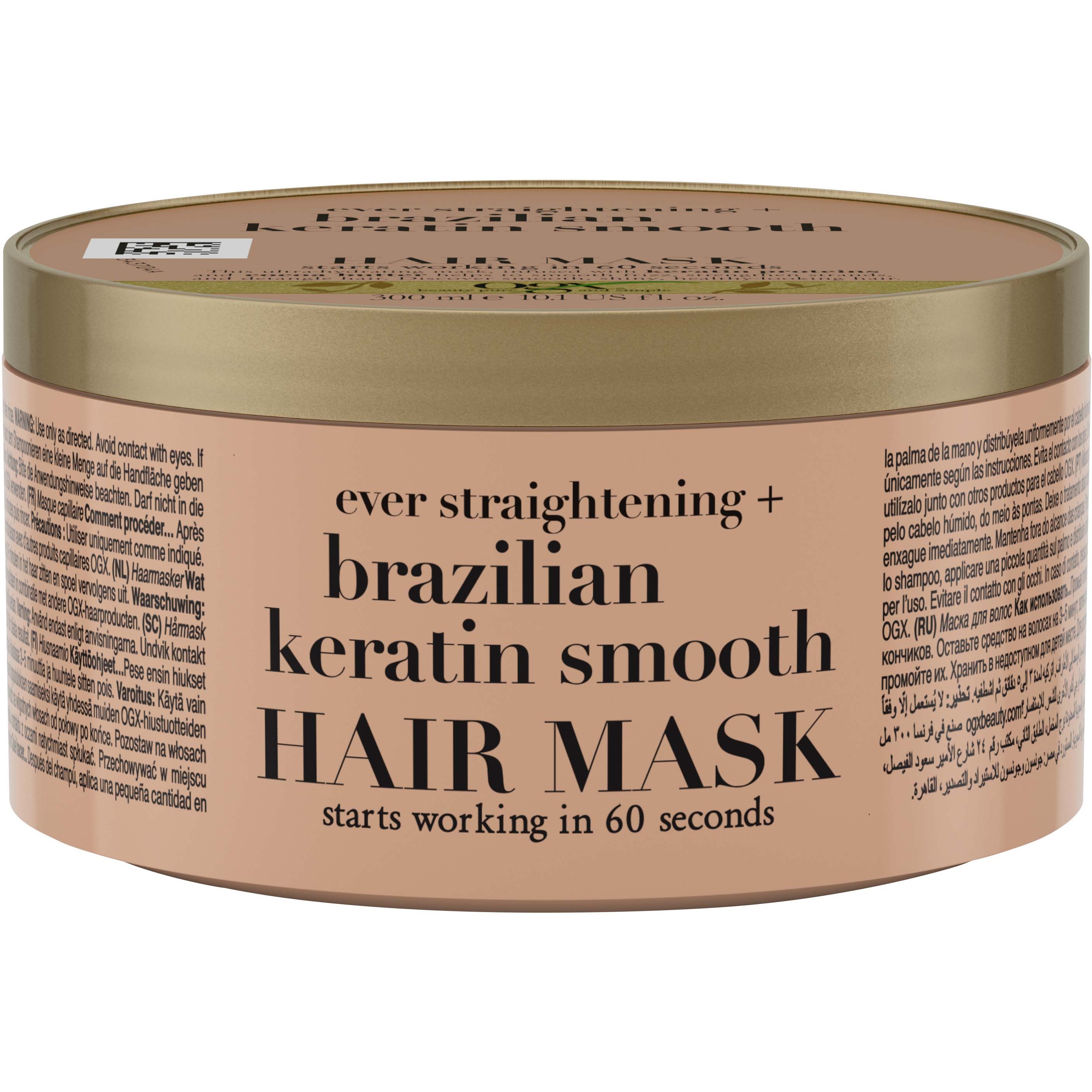 Läs mer om Ogx Brazilian Keratin Smooth Mask 300 ml