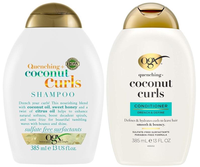 Ogx Coconut Curls Shampoo 385 ml & Conditioner 385 ml | lyko.com