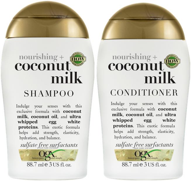 Ogx Coconut Milk Shampoo 88.7ml + Conditioner 88.7ml