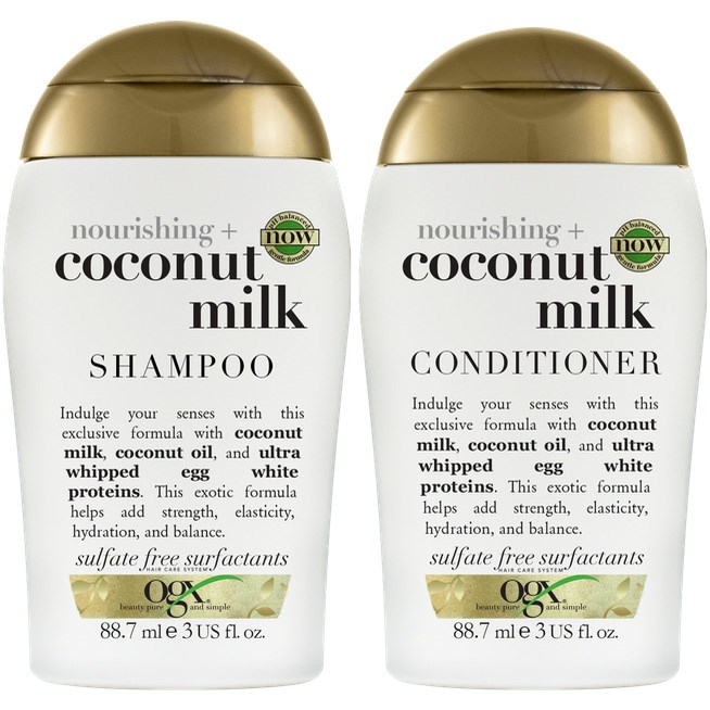Ogx Coconut Milk Shampoo 88.7ml & Conditioner 88.7ml