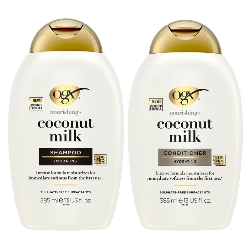 Ogx Coconut Milk Shampoo 385 ml & Conditioner 385 ml