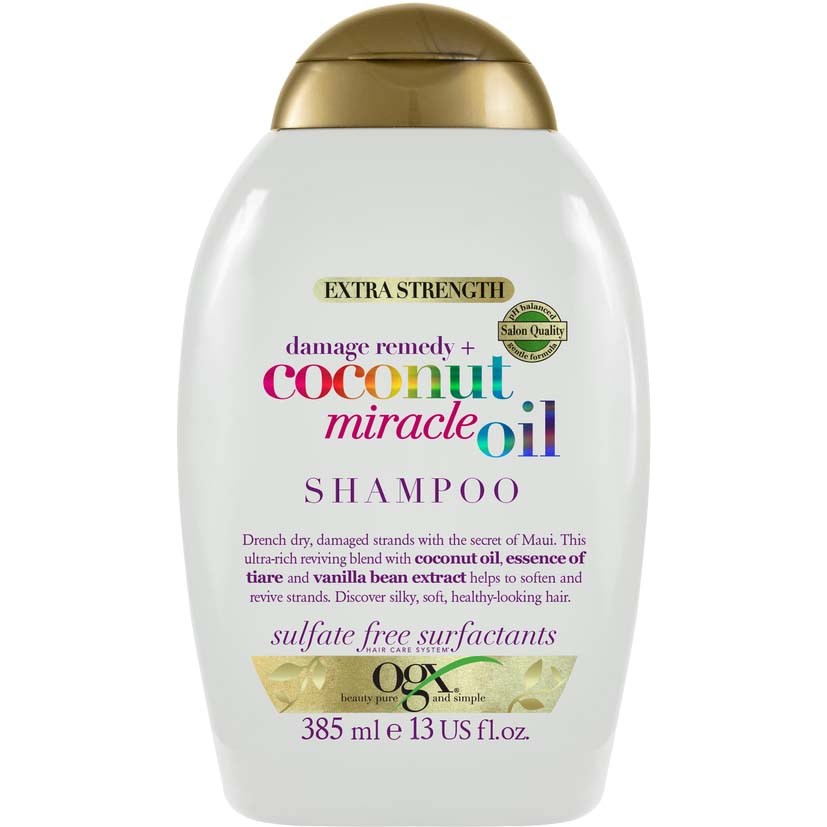 Bilde av Ogx Damage Remedy Coconut Miracle Oil Shampoo 385 Ml