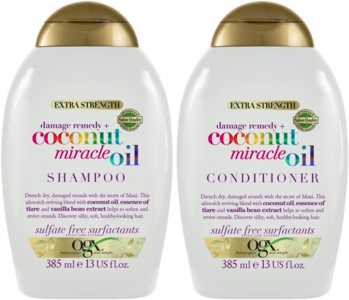 Ogx Coconut Miracle Oil Shampoo 385 ml & Conditioner 385 ml