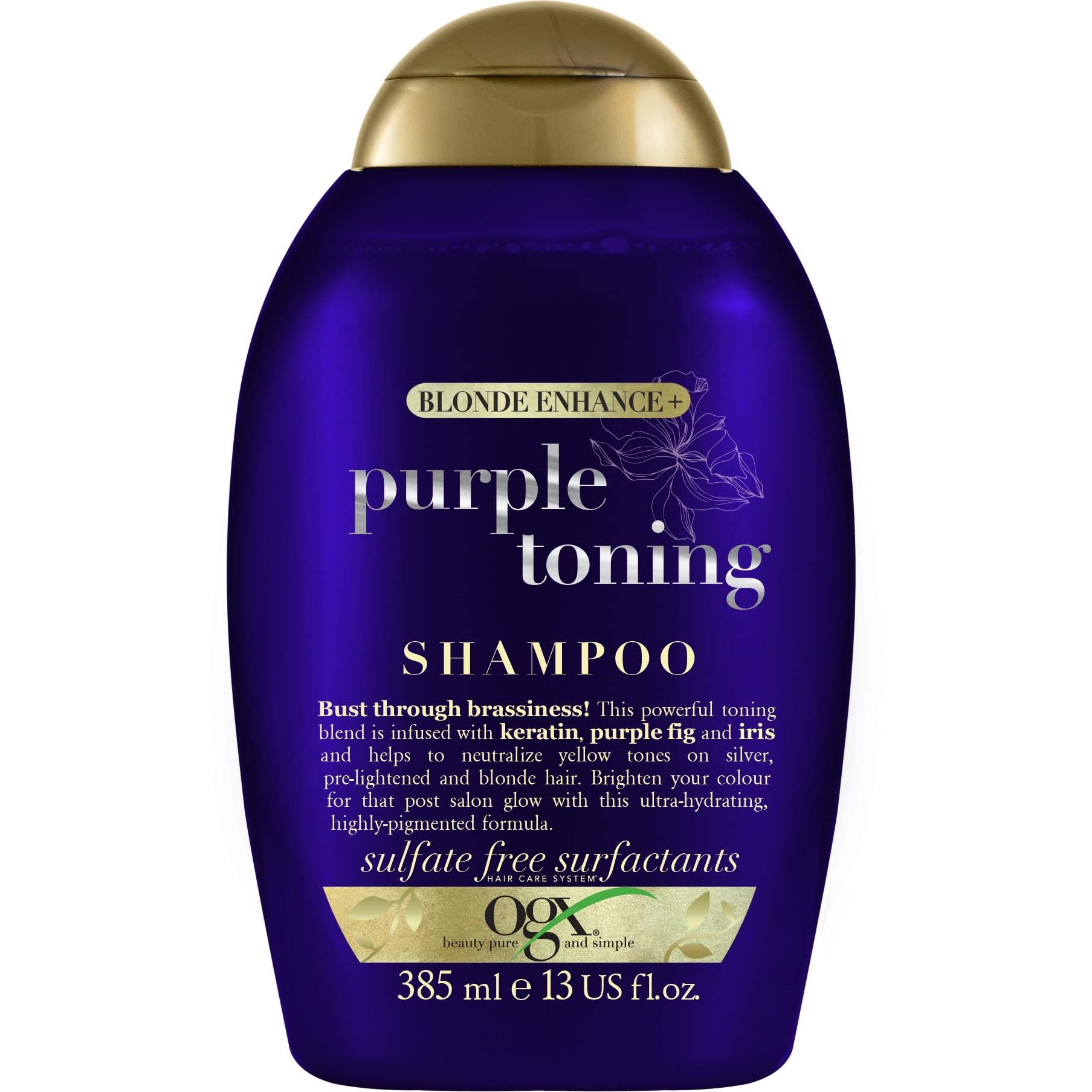 Läs mer om Ogx Purple Toning Shampoo 385 ml