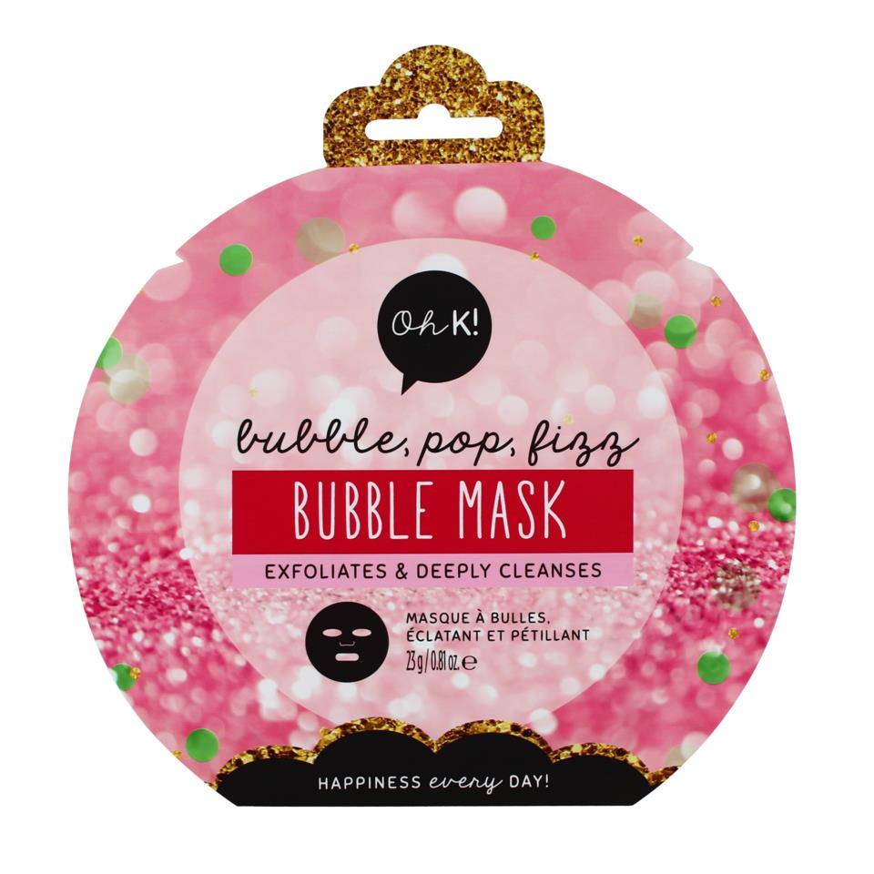 Oh K! Bubble, Pop, Fizz Bubble Mask