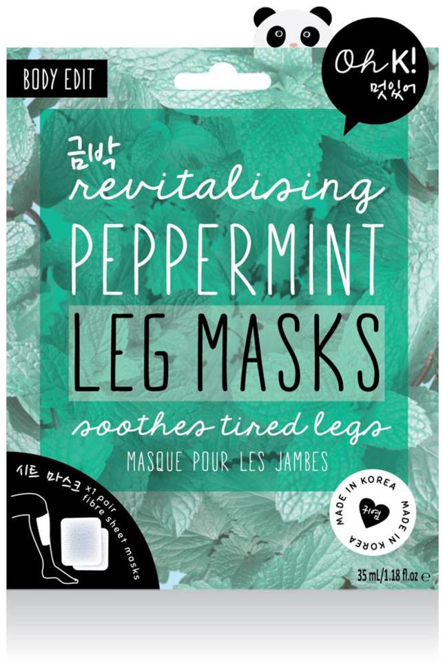 Oh K! Peppermint Reviving Leg Mask