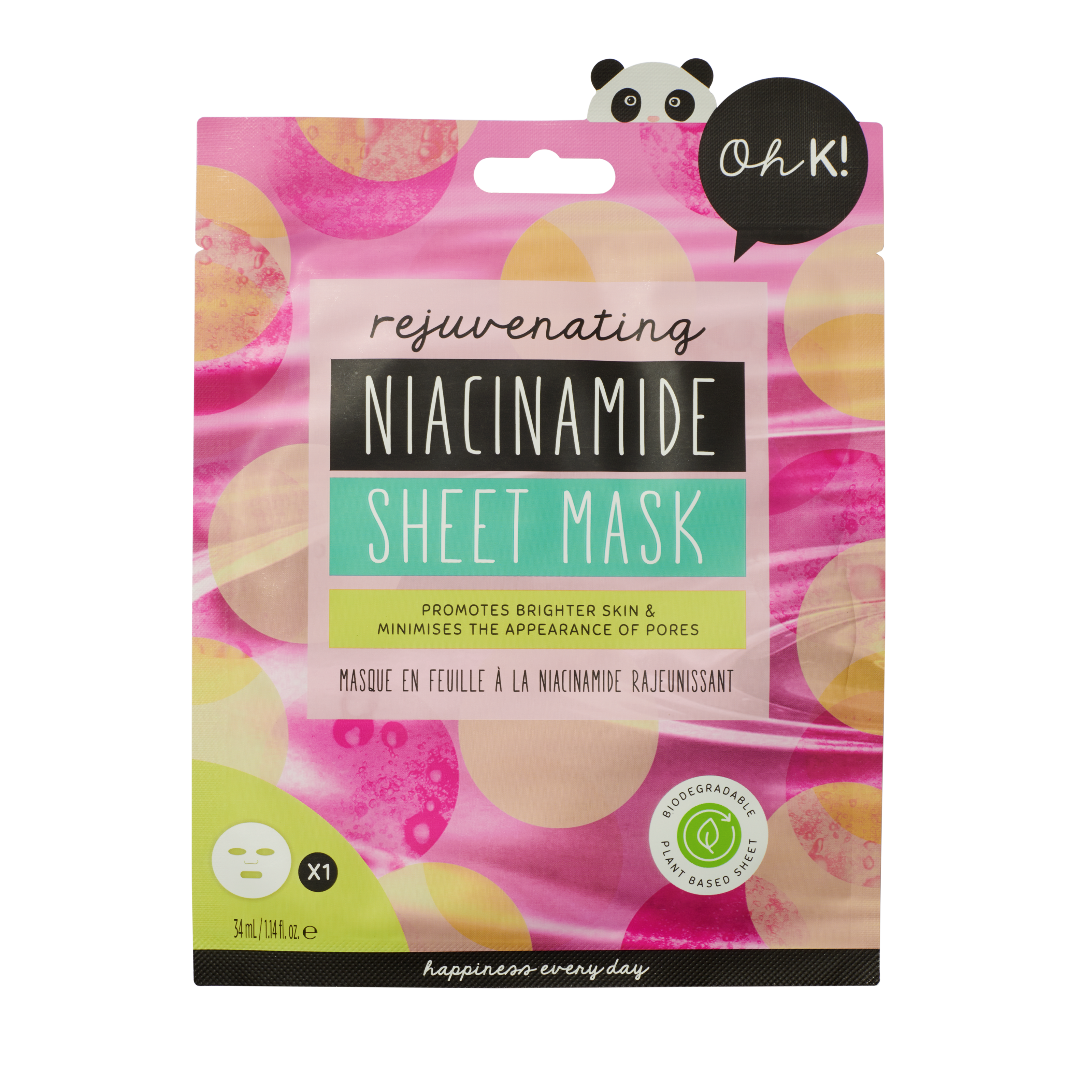 Läs mer om Oh K! Rejuvenating Niacinamide Sheet Mask 90 g