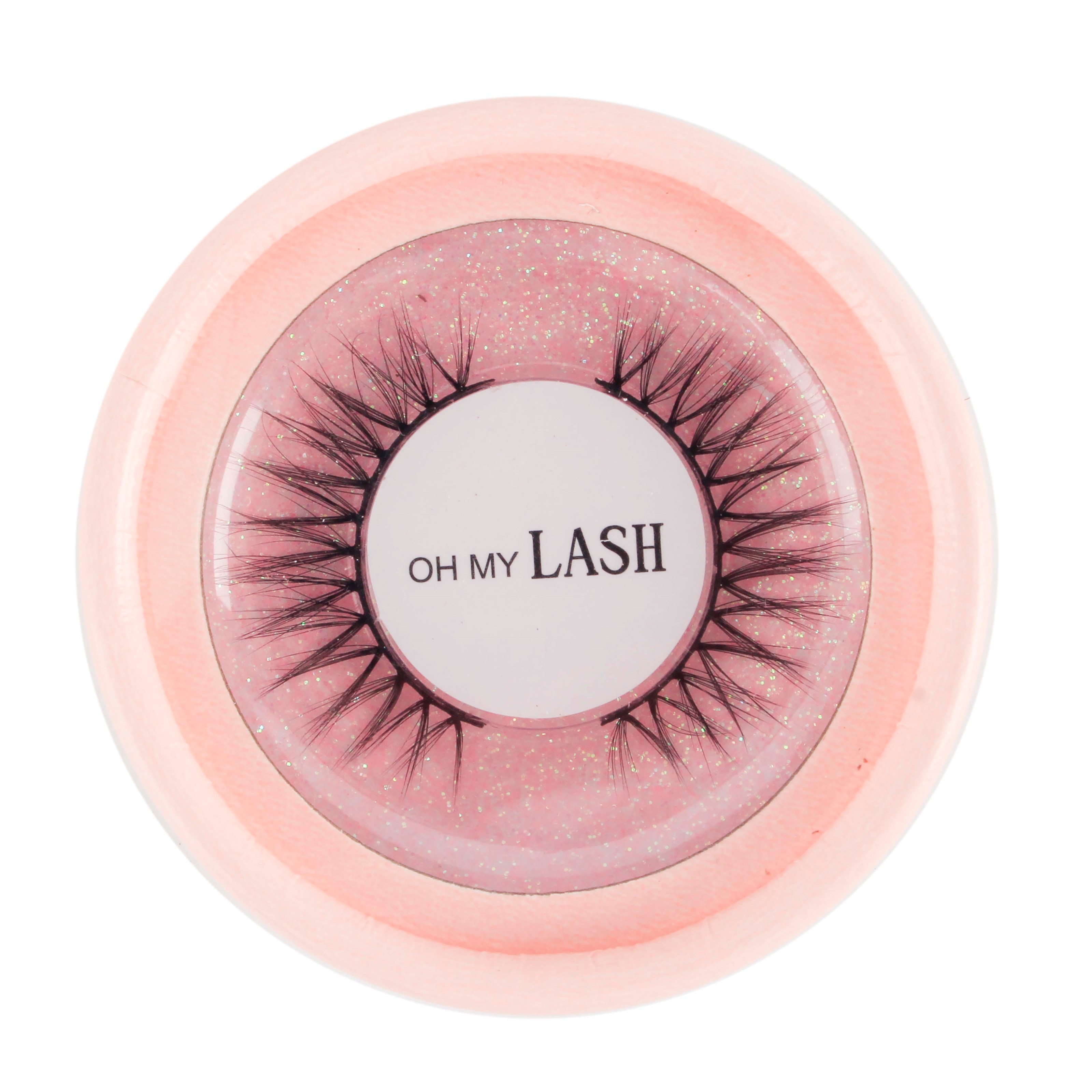 Oh My Lash Faux Mink Strip Lashes Bare (Cardboard Re-Useable Case