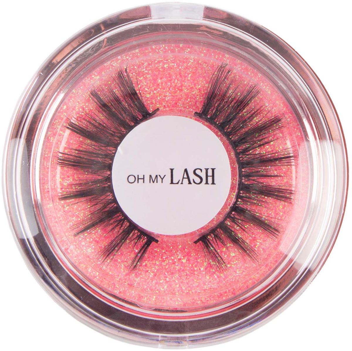 Oh My Lash Faux Mink Strip Lashes Flutter (Plastic ReUseable Case
