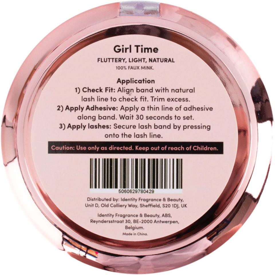 Oh My Lash Faux Mink Strip Lashes Girl Time (Plastic Re-Useable Case)