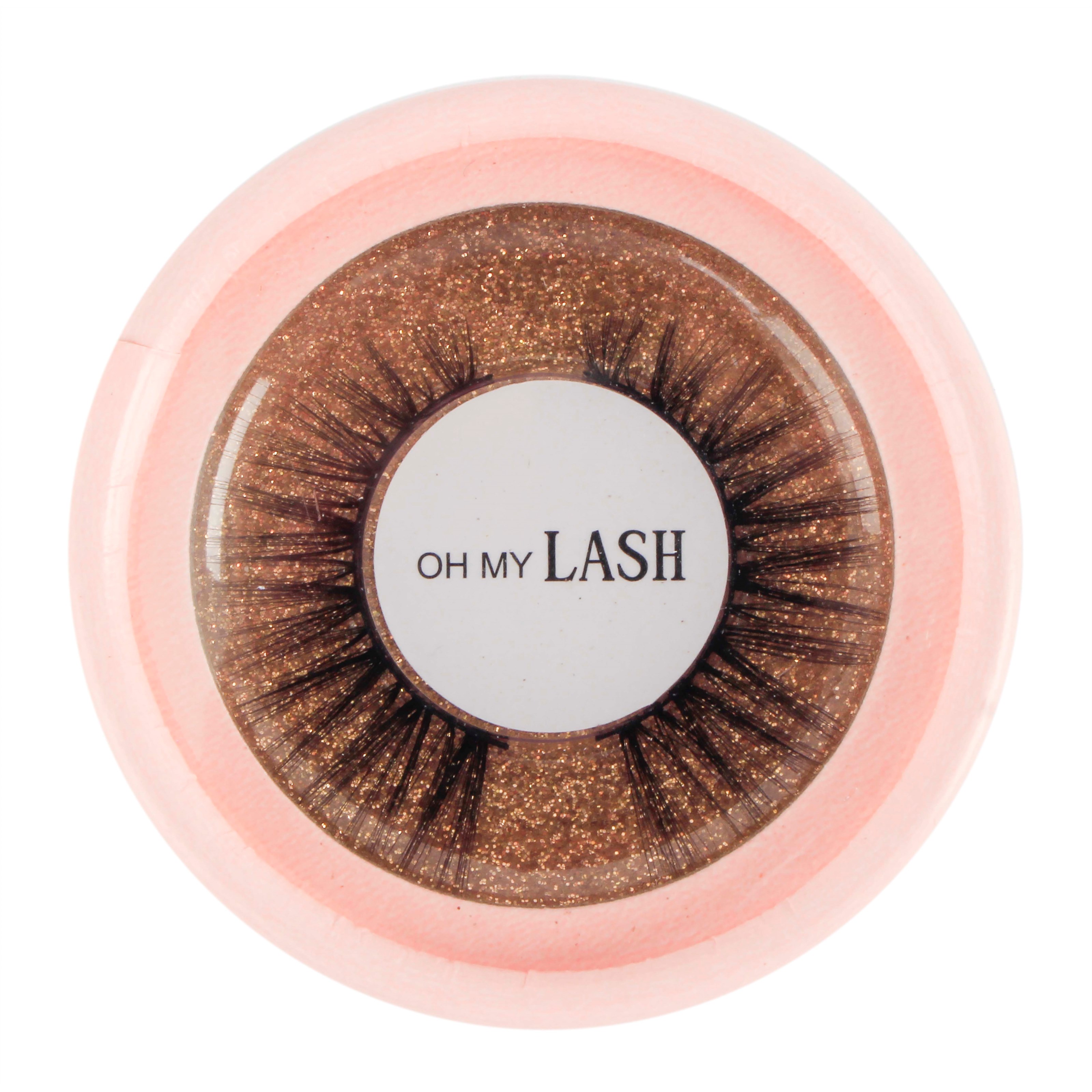 Läs mer om Oh My Lash Faux Mink Strip Lashes New Me (Cardboard Re-Useable Case)