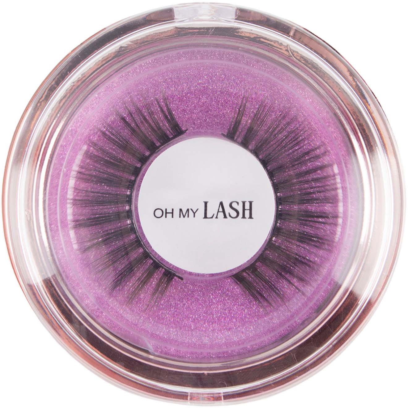 Oh My Lash Faux Mink Strip Lashes Selfie (Plastic Re-Useable Case)