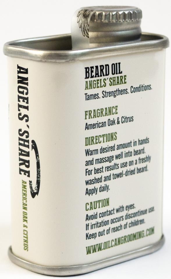 Oil Can Grooming Angels Share Beard Oil 50 ml
