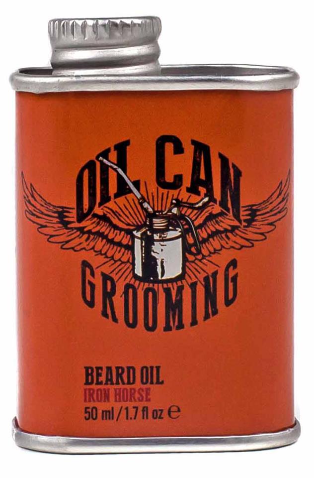 Oil Can Grooming Iron Horse Beard Oil