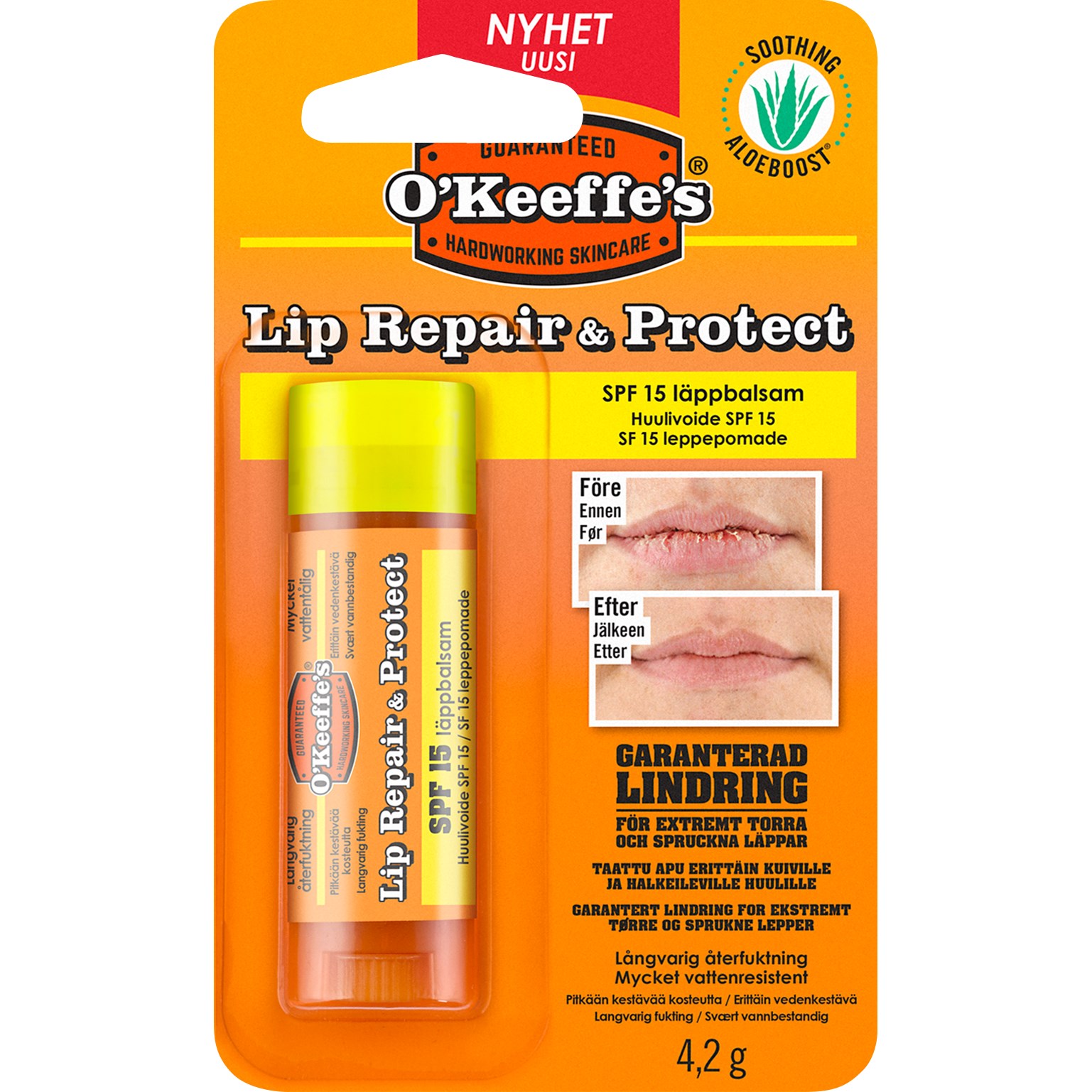 Läs mer om O´Keeffe´s Lip Repair & Protect SPF 15