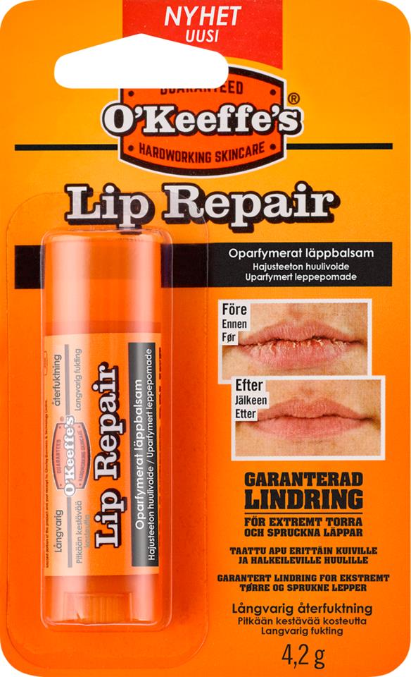 O´Keeffe´s Lip Repair oparfymerad läppbalsam