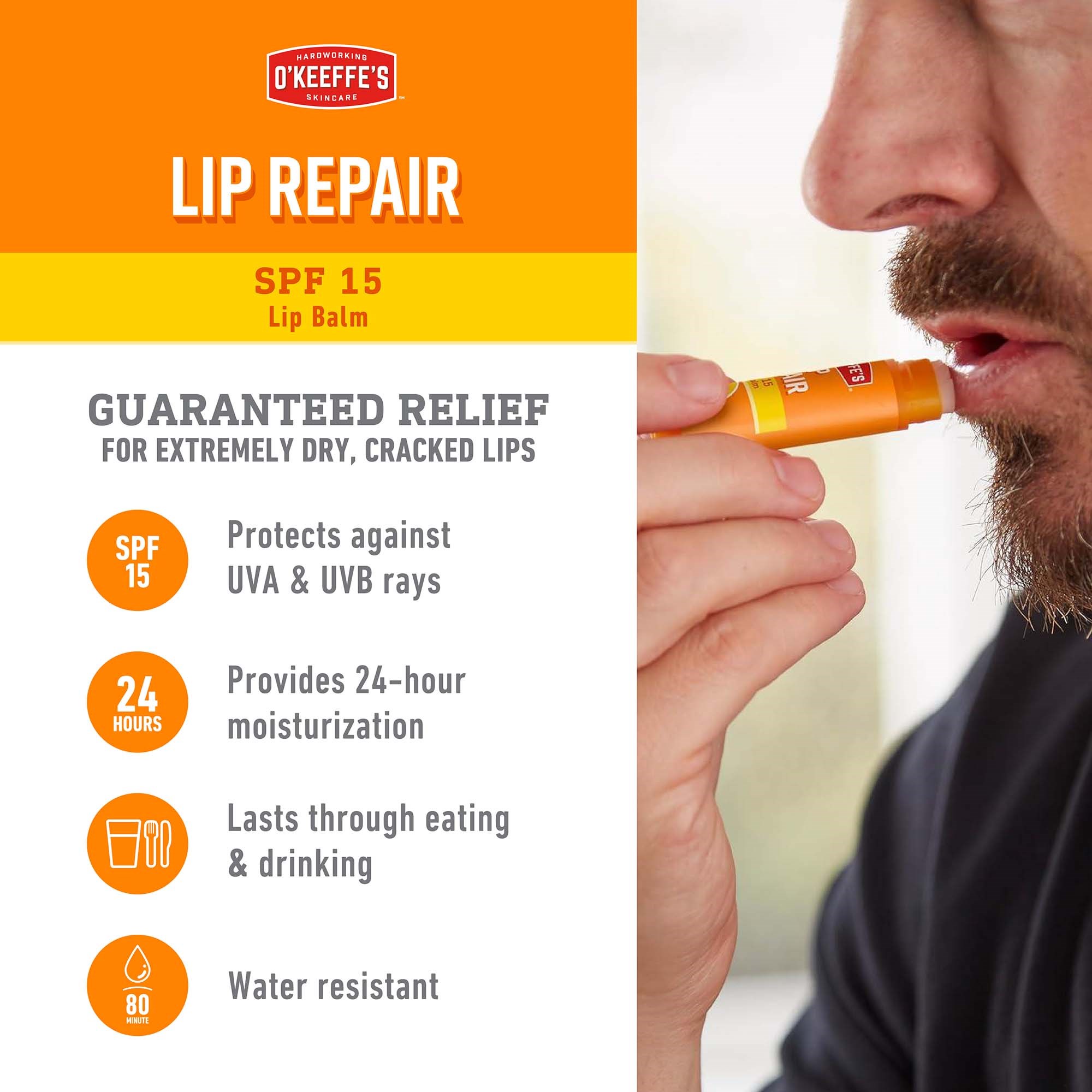 O´Keeffe´s Lip Repair SPF 15 Lip Balm 4,2 g (obrázok 5)