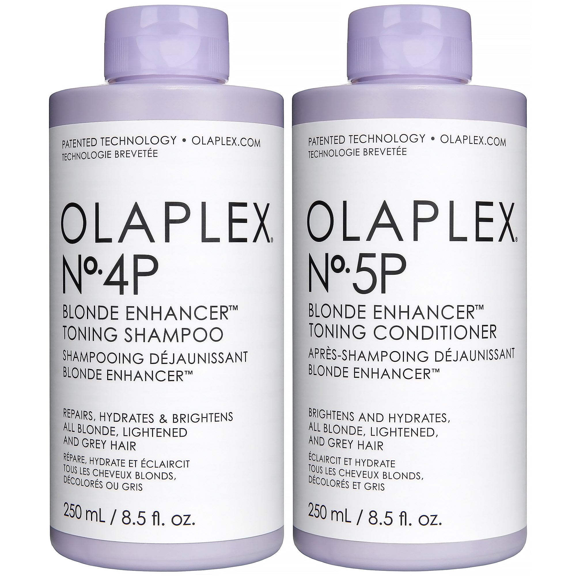 Olaplex Blonde Enhancer Bundle No.4P Shampoo 250 ml & No. 5P Cond