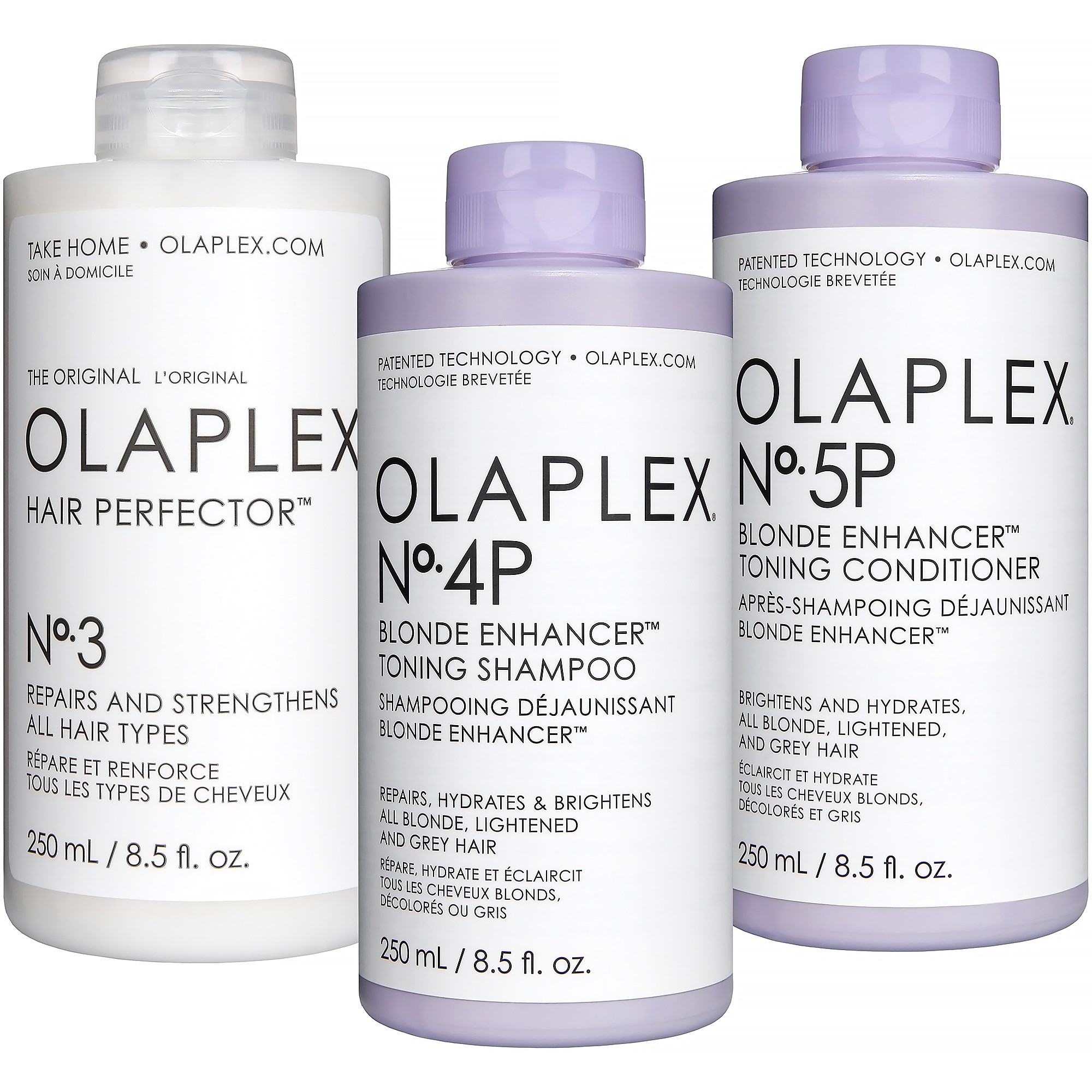Olaplex Blonde Enhancer Bundle No.4P Shampoo 250 ml & No. 5P Cond