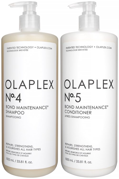 Olaplex Bond Maintenance Bundle No.4 Shampoo 1000 ml & No.5 Conditioner 1000 ml