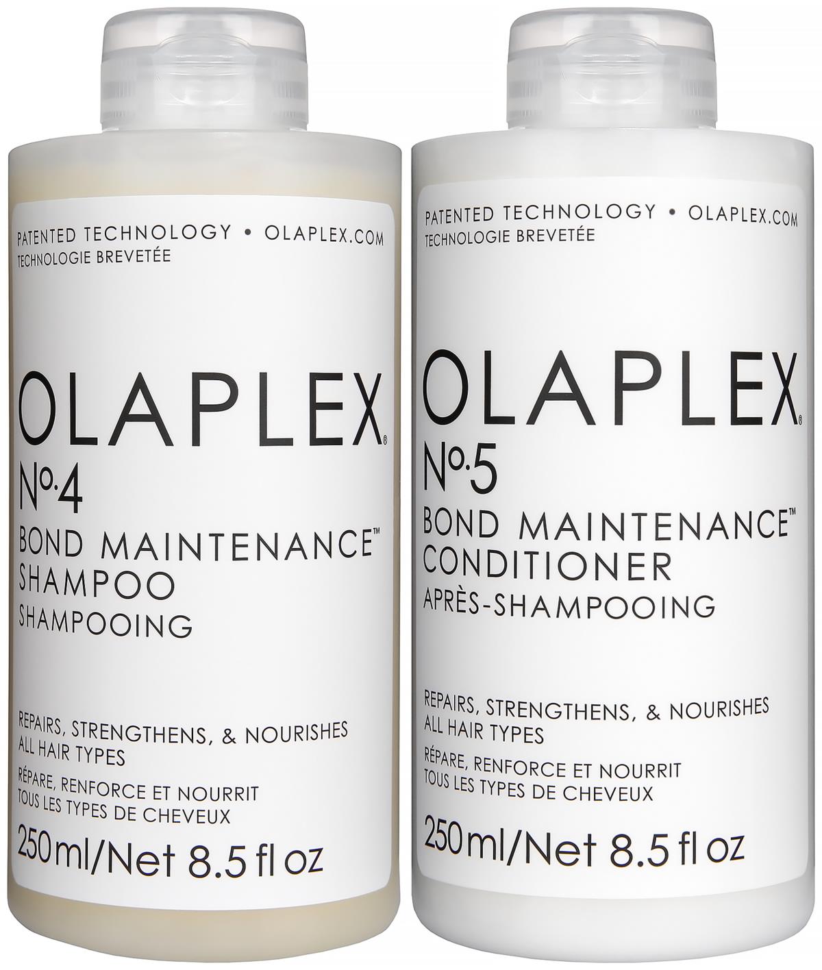 Olaplex Bond Maintenance Bundle No.4 Shampoo 250 ml & No.5 Conditioner 250 ml