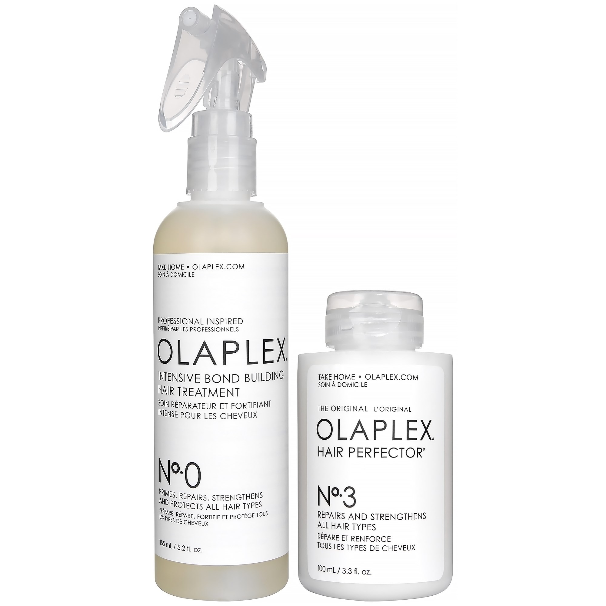 Olaplex Bundle No.0 Hair Treatment 155 ml & No.3 Hair Perfector 1