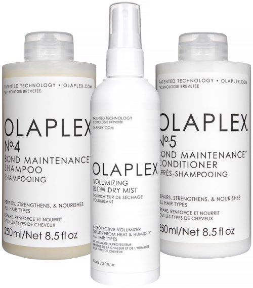 Olaplex Bundle No.4 Shampoo 250 ml & No.5 Conditioner 250 ml & Blow Dry Mist 150 ml