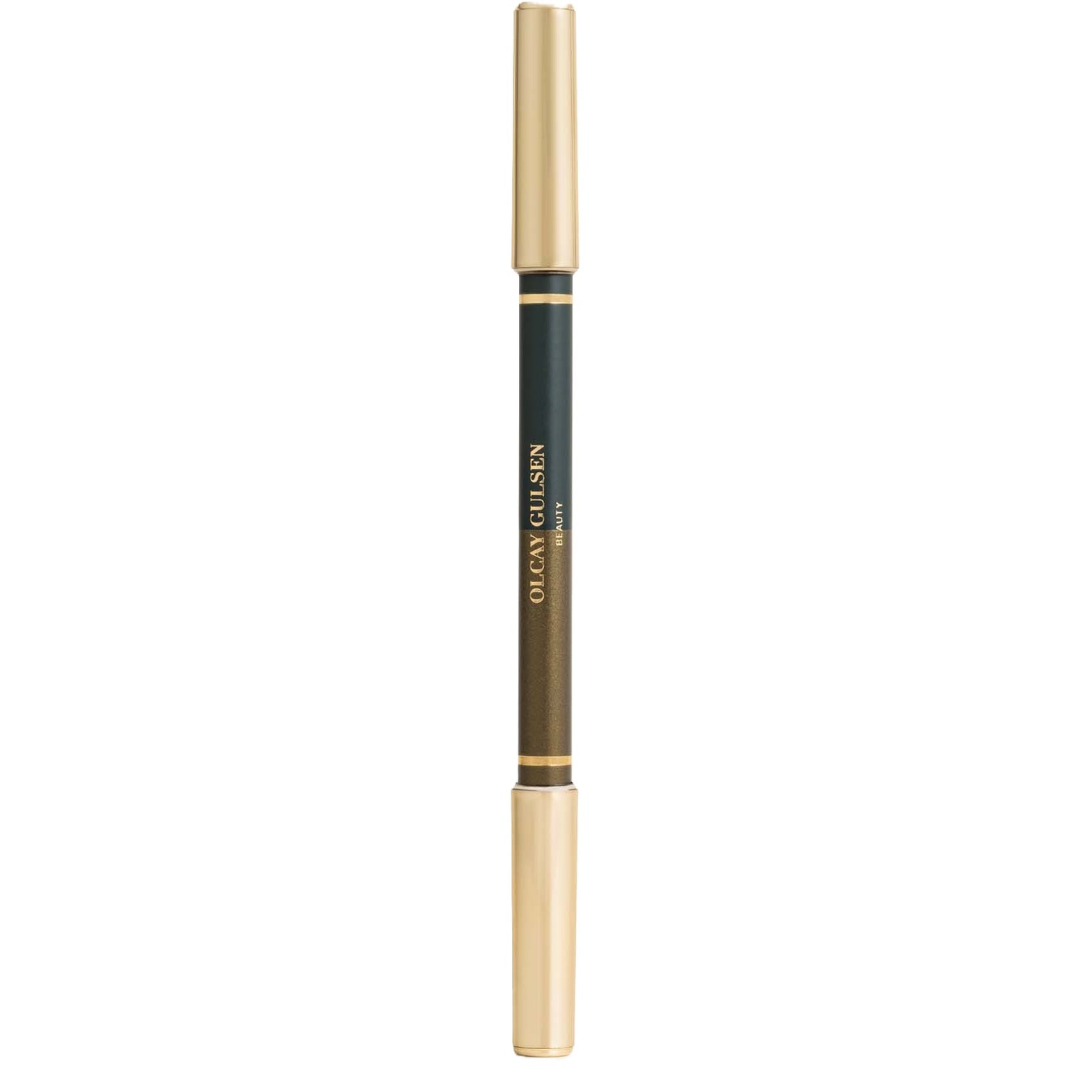 OLCAY GULSEN BEAUTY Duo Eye Crayon Deep Green + Olive Gold