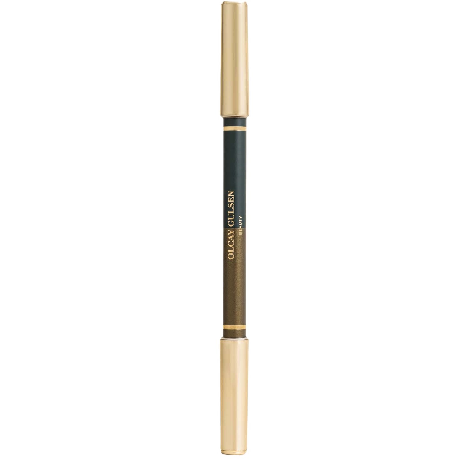 OLCAY GULSEN BEAUTY Duo Eye Crayon Deep Green + Olive Gold