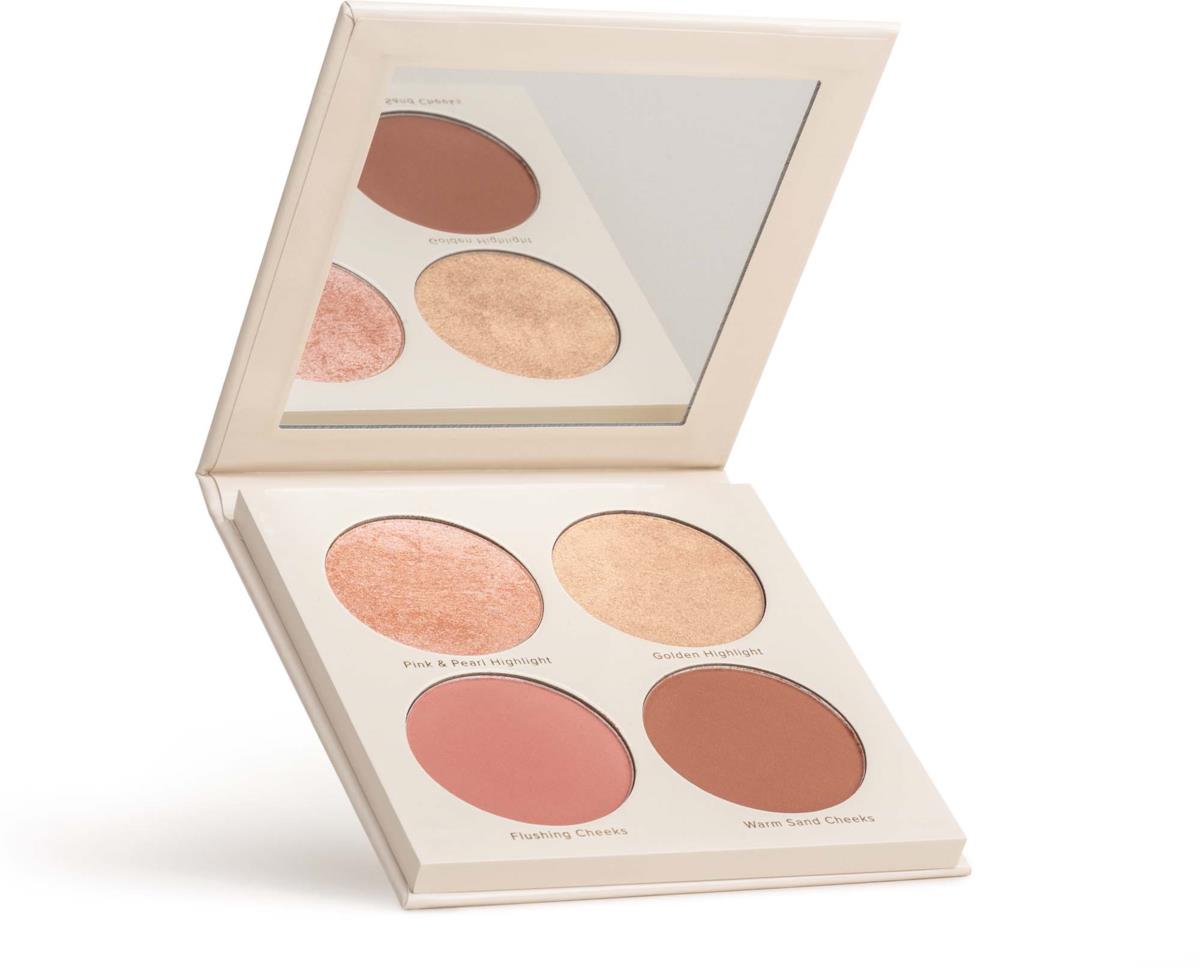 OLCAY GULSEN BEAUTY Go & Glow Blush + Highlight Palette Nude