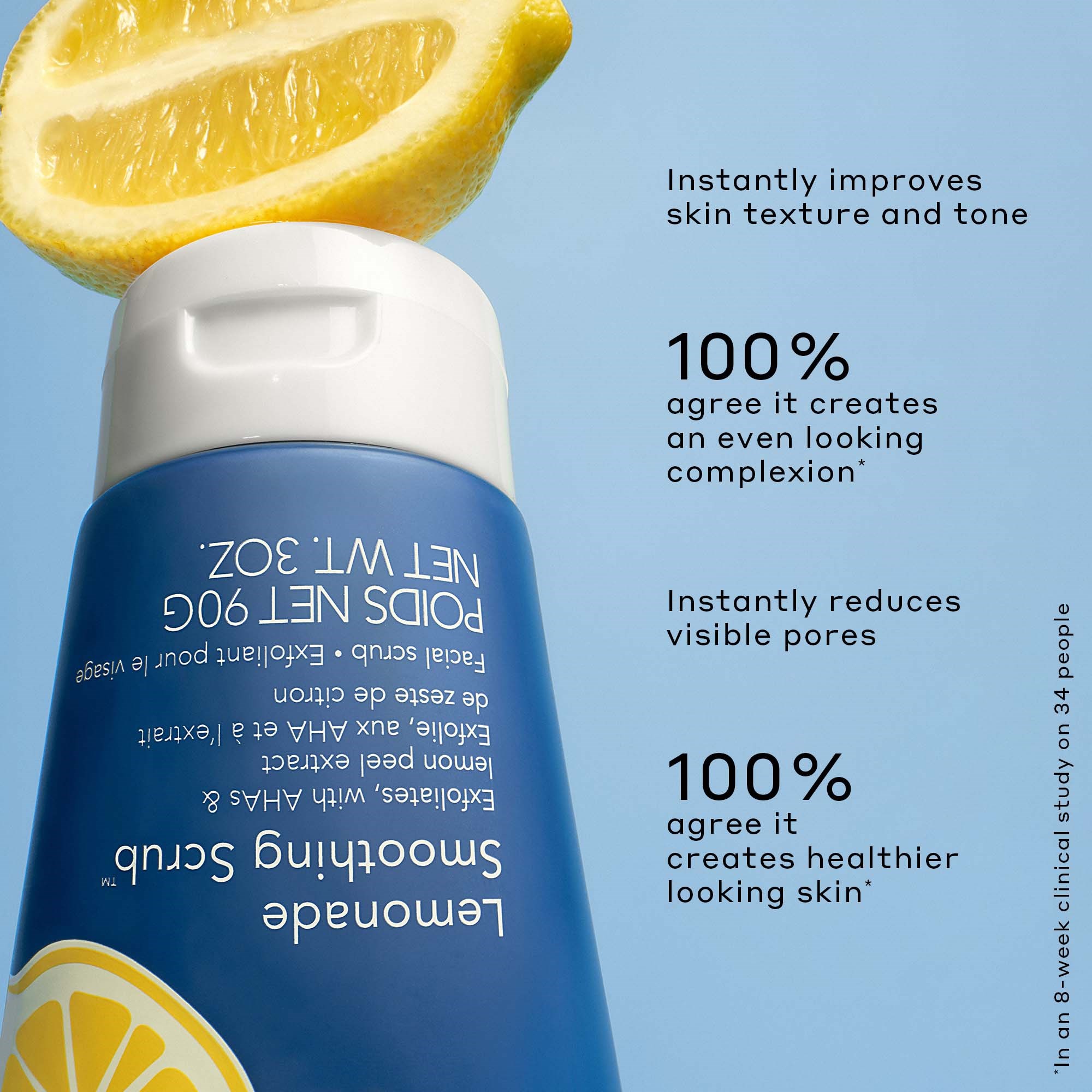 OLEHENRIKSEN Transform Lemonade Smoothing Scrub 90 ml (obrázok 3)
