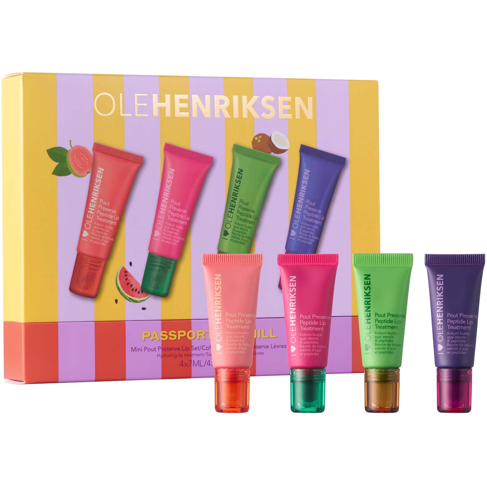 Ole Henriksen Lip Treatment Mini Chiller Pout Preserve Set 4x7 ml