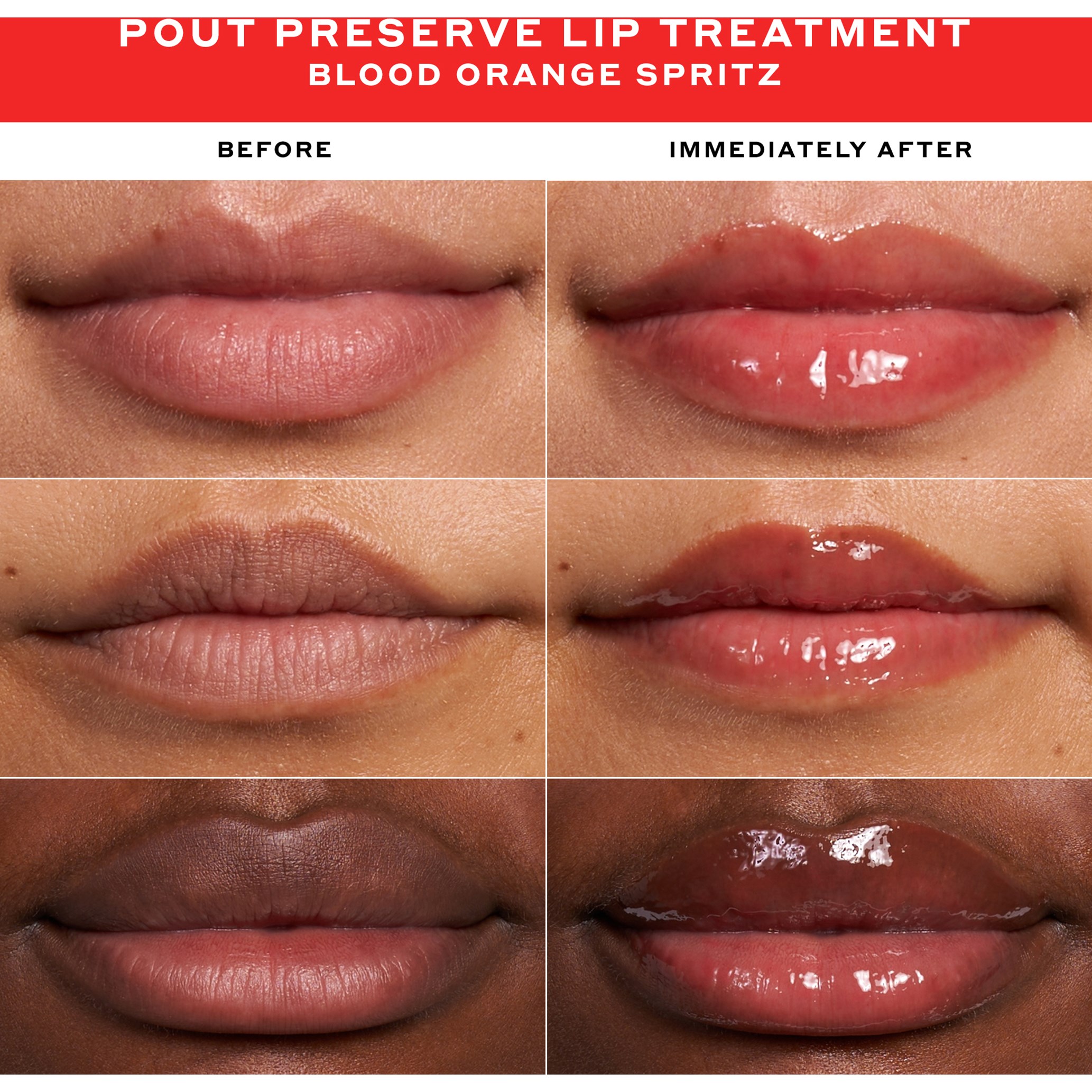 OLEHENRIKSEN Pout Preserve Peptide Lip Treatment Blood Orange Spritz (obrázok 4)