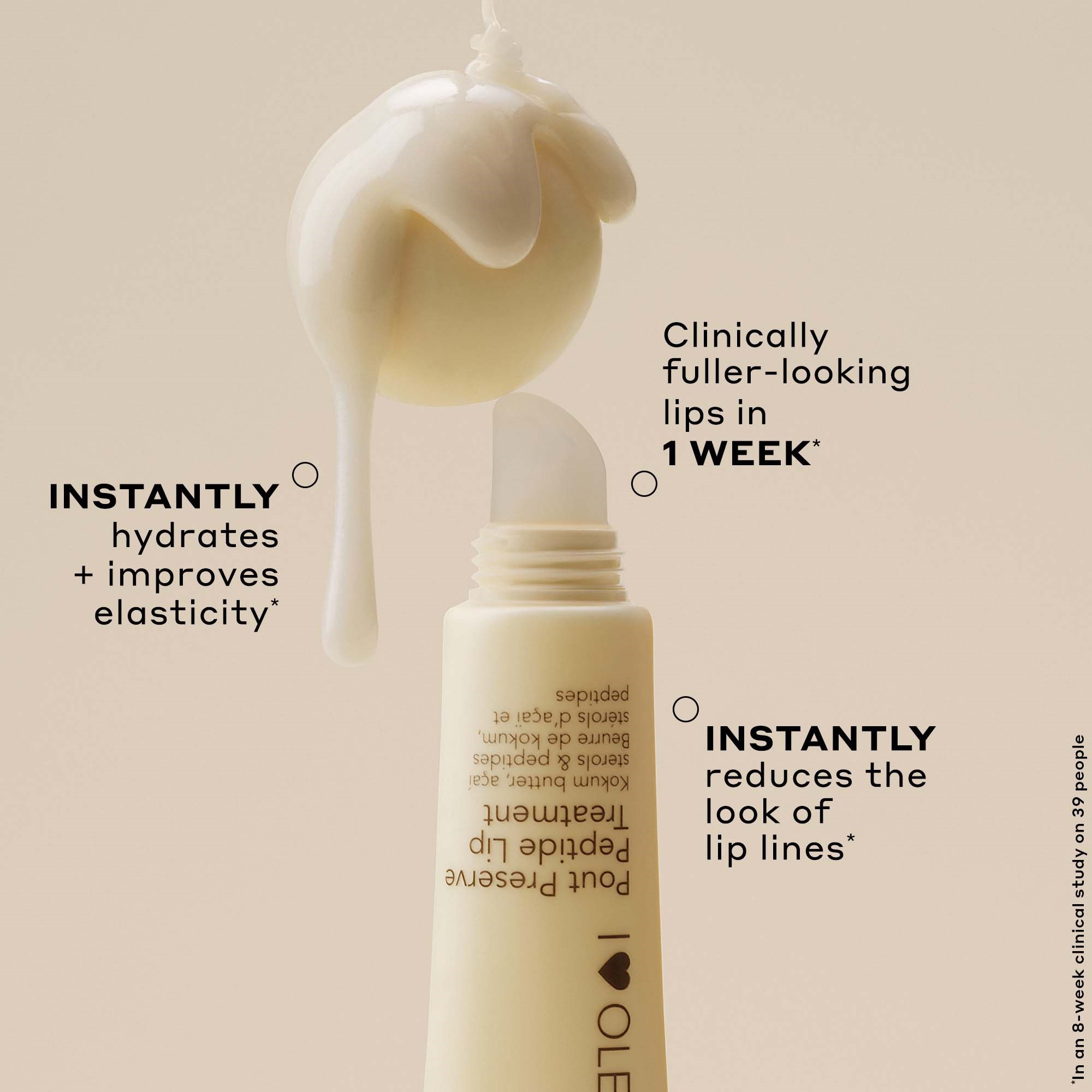 OLEHENRIKSEN Pout Preserve Peptide Lip Treatment Vanilla Bonbon (obrázok 5)