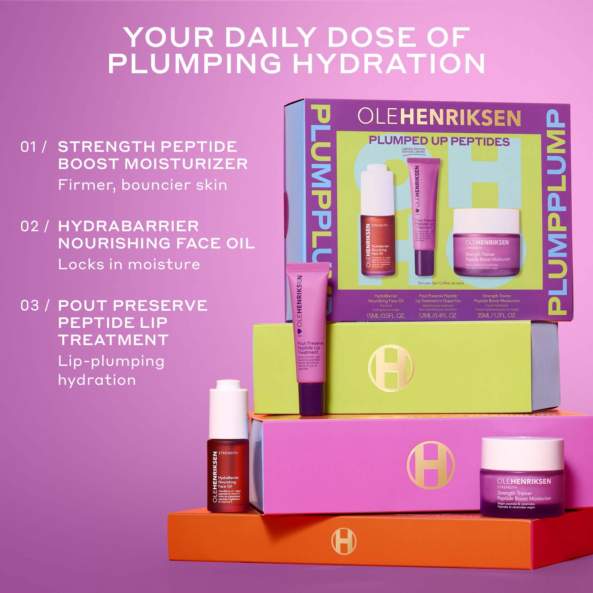 OLEHENRIKSEN Plumped Up Peptides Gift Set (obrázok 3)