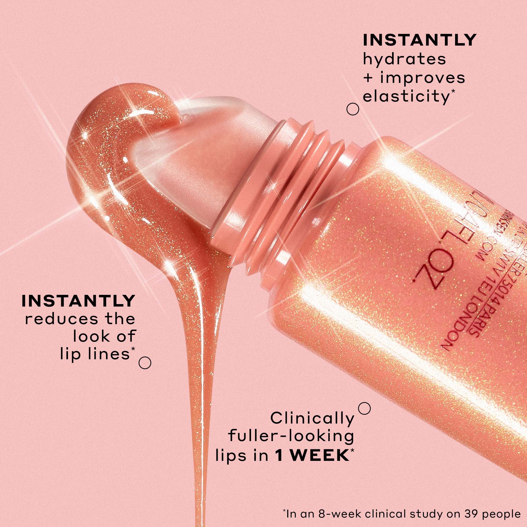 OLEHENRIKSEN Pout Preserve Peptide Lip Treatment Glimmers Strawberry (obrázok 3)