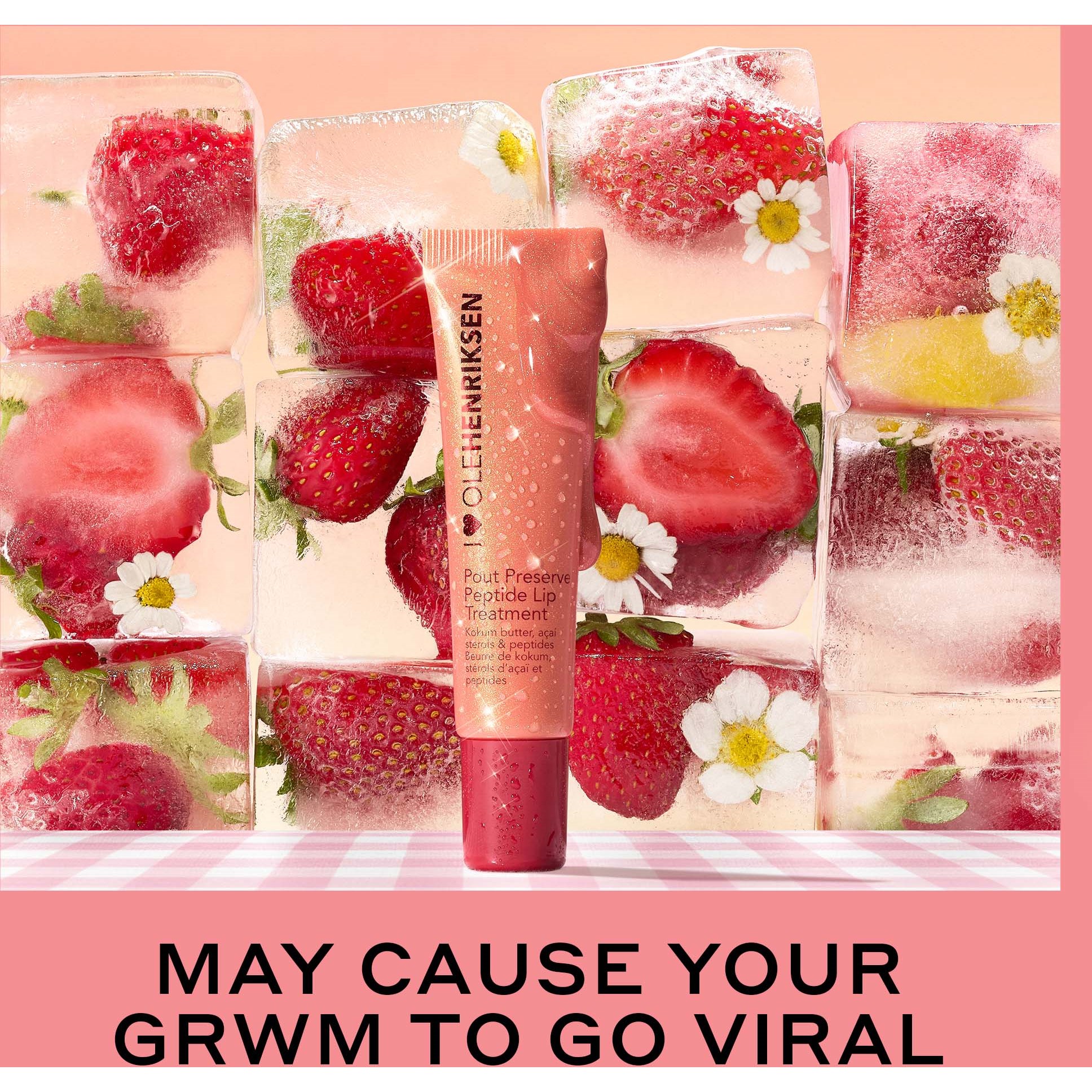 OLEHENRIKSEN Pout Preserve Peptide Lip Treatment Glimmers Strawberry (obrázok 4)
