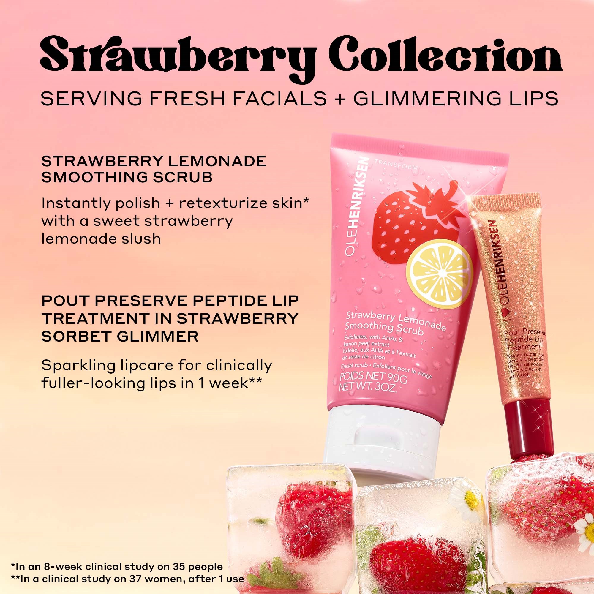 OLEHENRIKSEN Pout Preserve Peptide Lip Treatment Glimmers Strawberry (obrázok 7)