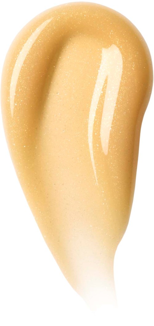 Vilhälyskyvy, vaalea beige neste, kiiltävä ja sileä, pyöreä muoto ja terävä kärki.