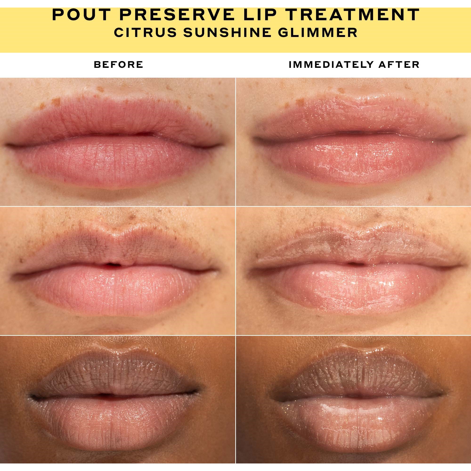 OLEHENRIKSEN Pout Preserve Peptide Lip Treatment Glimmers Citrus Sun (obrázok 5)