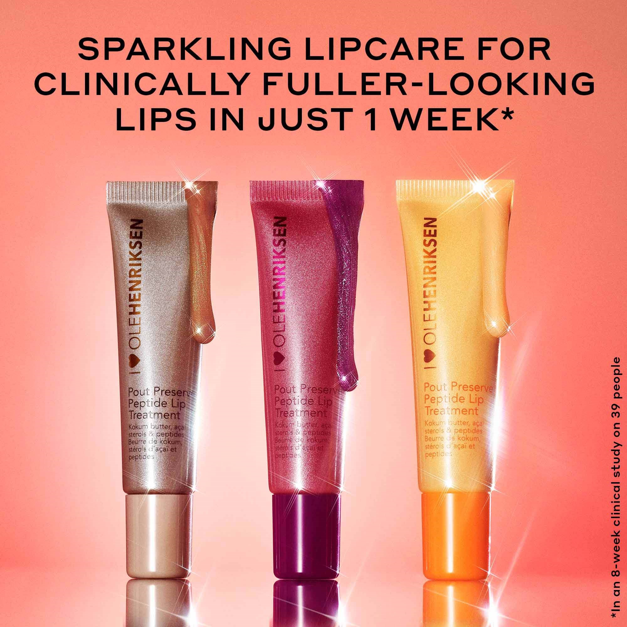 OLEHENRIKSEN Pout Preserve Peptide Lip Treatment Glimmers Crème Brûl (obrázok 3)