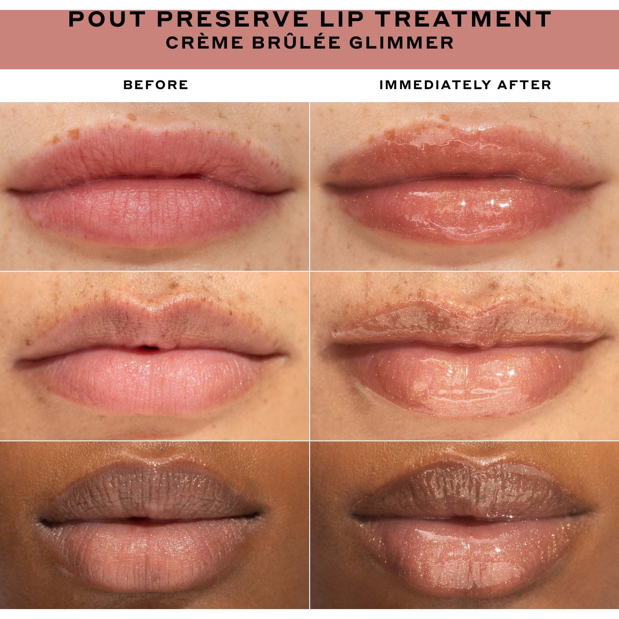 OLEHENRIKSEN Pout Preserve Peptide Lip Treatment Glimmers Crème Brûl (obrázok 5)