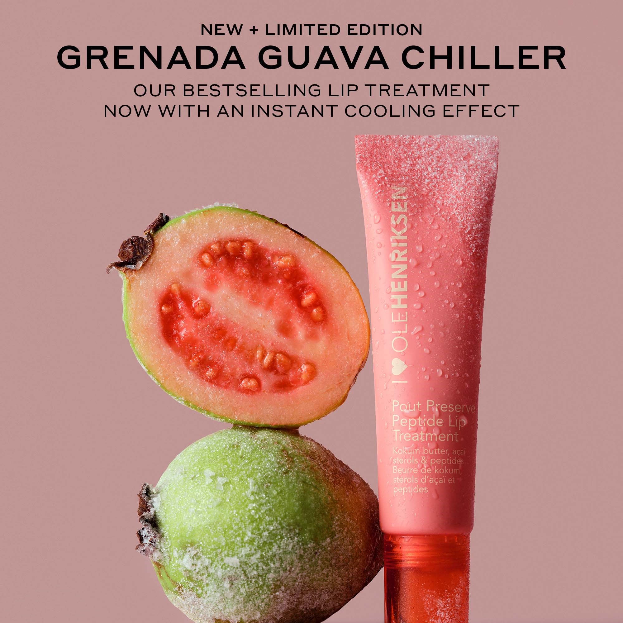 OLEHENRIKSEN Pout Preserve Peptide Lip Treatment Chiller Guava (obrázok 3)