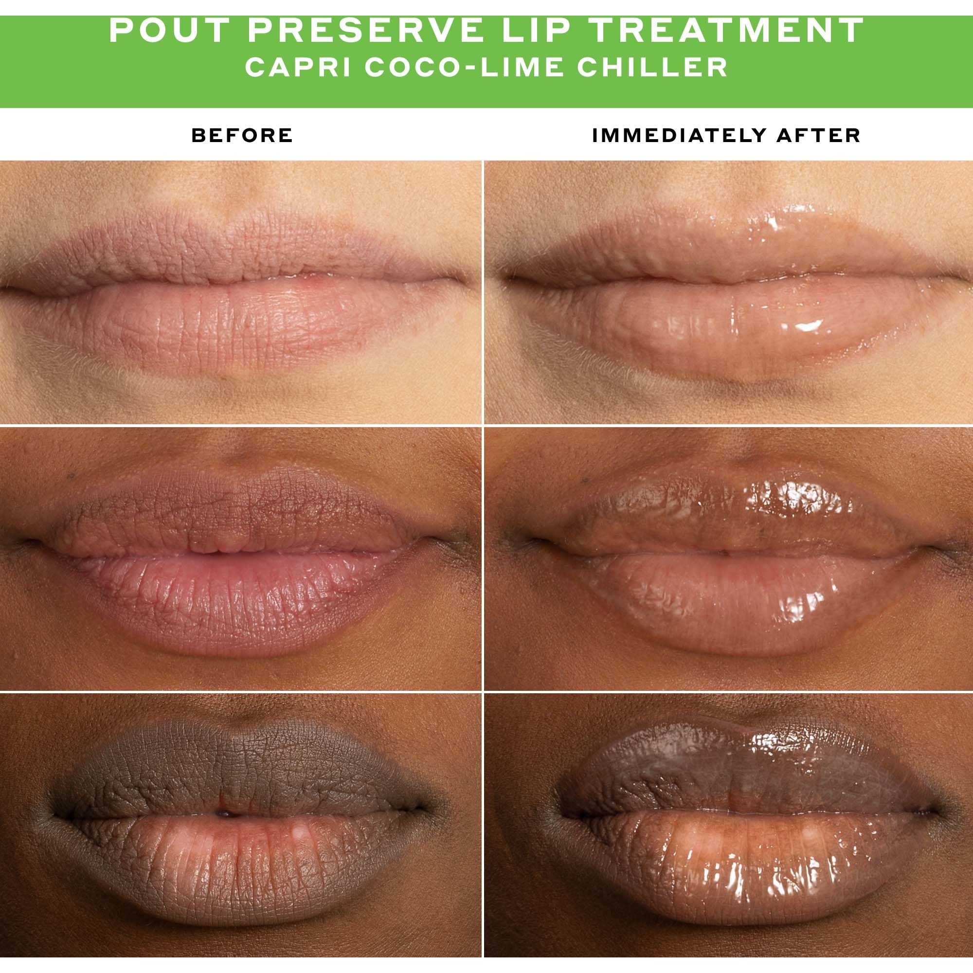 OLEHENRIKSEN Pout Preserve Peptide Lip Treatment Chiller Lime Coconut (obrázok 4)