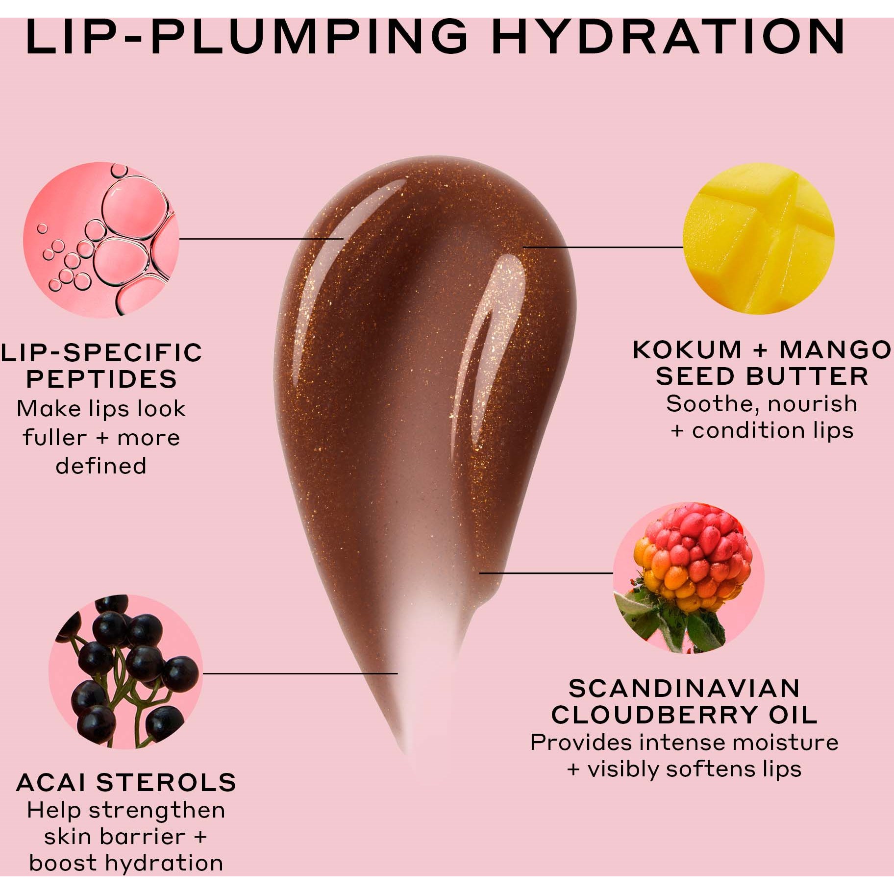 OLEHENRIKSEN Pout Preserve Peptide Lip Treatment Glimmers Cocoa Crem (obrázok 6)