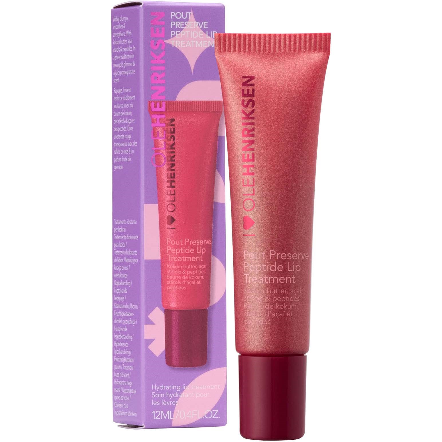 Ole Henriksen Pout Preserve Peptide Lip Treatment Glimmers Pomegranate Fizz